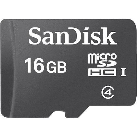 Wholesale-Sandisk SD16 Micro SD Card w Adapter-Memory-Electro Vision Inc
