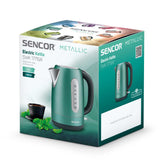 Wholesale-Sencor SWK1771-Teal 1.7 Qt Electric Tea Kettle - Teal Green-Electric Kettles-Electro Vision Inc