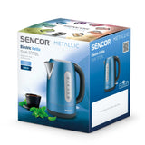 Wholesale-Sencor SWK1772-Blue 1.7 Qt Electric Tea Kettle - Blue-Electric Kettles-Electro Vision Inc