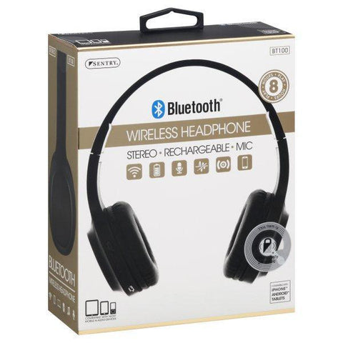 Wholesale-Sentry BT100 Bluetooth Headphones-Headphones-Electro Vision Inc