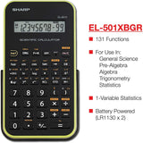 Wholesale-Sharp EL501XB Scientific Calculator w/ 131 Functions-Calculators-Electro Vision Inc