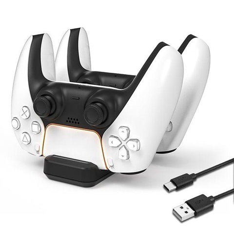 Wholesale-Sony 1950 Original -PS5 Dual Controller Charging Station-Game Controllers-Electro Vision Inc