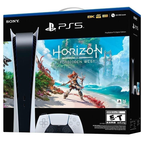 Wholesale-Sony PS5 - PlayStation 5 Digital Edition Horizon Forbidden West Bundle-Video Game Consoles-Electro Vision Inc