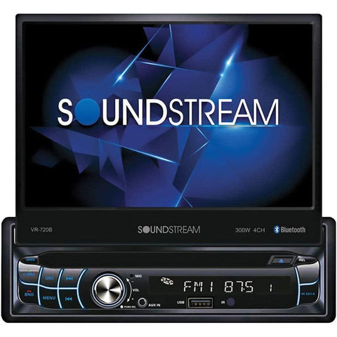 Wholesale-SoundStream VR-720B Single DIN Car Radio-Car Stereo-Electro Vision Inc
