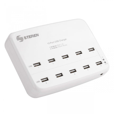 Wholesale-Steren ELI-790 10 port USB hub AC charging station-Charging Station-Electro Vision Inc