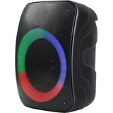 Wholesale-Supersonic IQ1965 Bluetooth Wireless 6.5 Inch Wireless Speaker 10 Watts with LED Lights FM, Micro SD USB-Speakers-Electro Vision Inc