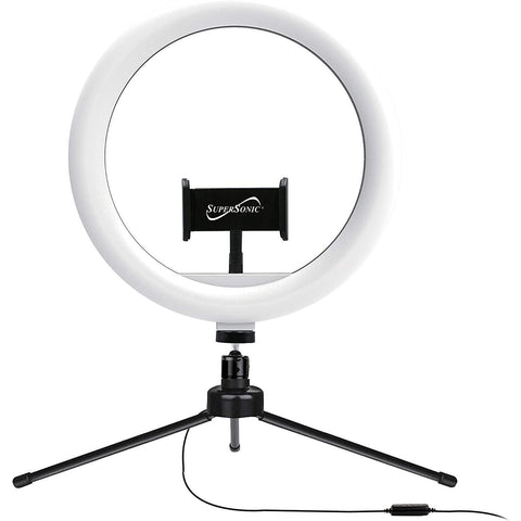 Wholesale-Supersonic SC-1210SR LED Table Top Selfie Ring Light-Radio-Electro Vision Inc