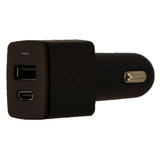 Wholesale-T-Mobile 24-Watt/4.8-Amp Fast Charge USB and USB-C Dual Port Car Charger - Black-Car Accessories-Electro Vision Inc
