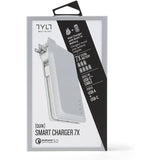 Wholesale-TYLT CSC7XSLT Portable Charger 7X 13,400 mAh for Most USB-Enabled Devices - White/silver-Power Bank-Electro Vision Inc