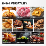 Wholesale-Toshiba TL1-AC25CZABS Toaster Oven 1700W - Black SS-Ovens-Electro Vision Inc