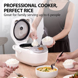 Wholesale-Toshiba TRCS01 6 Cup Rice Cooker - White-Rice cooker-Electro Vision Inc