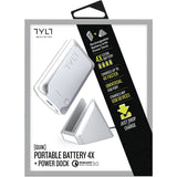 Wholesale-Tylt DPB4XSLT PORTABLE BATTERY 4X & DOCK 7800 mAh-Power Bank-Electro Vision Inc