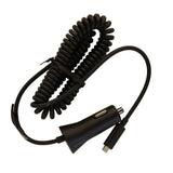 Wholesale-VERIZON VEHICLE CHARGER CABLE W DUAL OUTPUT MICRO USB - 5V 3.4A-Car Accessories-Electro Vision Inc