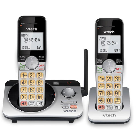 Wholesale-VTech CS5229-2 2 Handset DECT 6.0 Cordless Phone - REFURBISHED-Cordless Phone-Electro Vision Inc