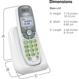 Wholesale-VTech CS6114 Cordless Phone Caller ID - White-Phone-Electro Vision Inc