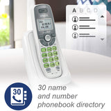 Wholesale-VTech CS6114 Cordless Phone Caller ID - White-Phone-Electro Vision Inc