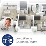 Wholesale-VTech CS6114 Cordless Phone Caller ID - White-Phone-Electro Vision Inc