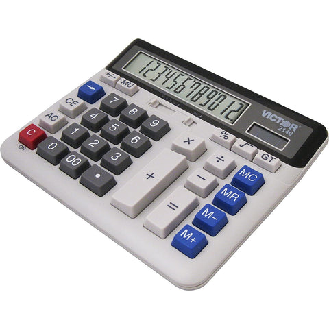 Wholesale-Victor 2140 Digit Desktop Calculator 12-Calculators-Electro Vision Inc