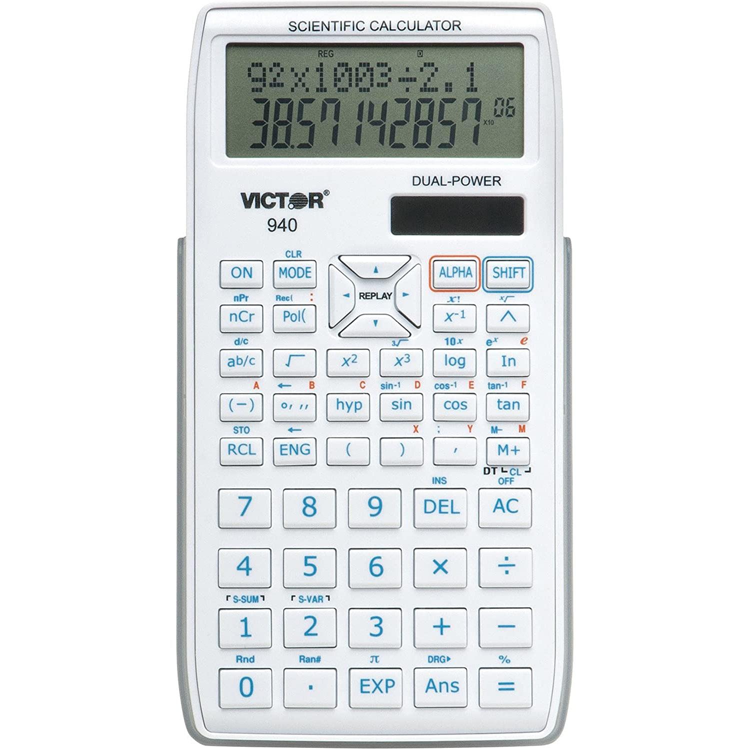 Wholesale-Victor 940 Scientific Calculator with 2 Line Display-Calculators-Electro Vision Inc