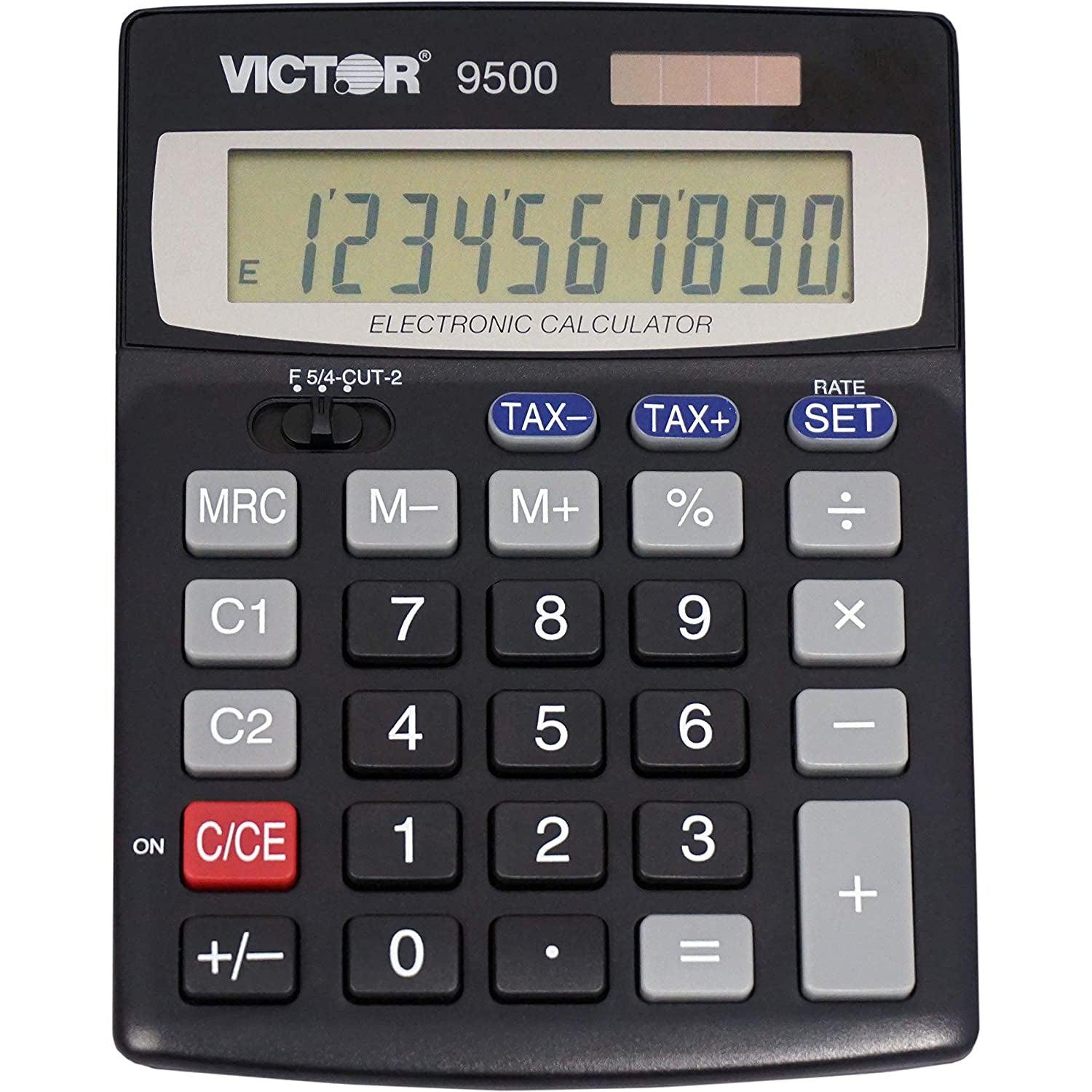 Wholesale-Victor 9500 Tax and Currency Conversion Desktop 10 Digit Calculator-Calculators-Electro Vision Inc