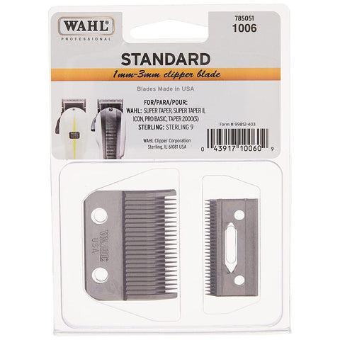 Wholesale-Wahl 1006-400 Blades 2-Hole Taper-Men's Grooming-Electro Vision Inc
