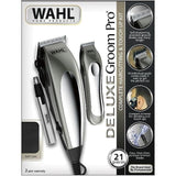 Wholesale-Wahl 79305-3608 Deluxe Groom Pro Clipper Kit 21 Piece-Beauty and Grooming-Electro Vision Inc