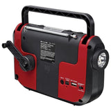 Wholesale-Weather X WR383R - Solar w AM/FM Weather Band Radio with Flashlight & Lantern-Flashlights-Electro Vision Inc