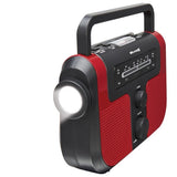 Wholesale-Weather X WR383R - Solar w AM/FM Weather Band Radio with Flashlight & Lantern-Flashlights-Electro Vision Inc