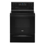 Wholesale-Whirlpoo WFE515S0JBl 5.3 CF electric range with Frozen Bake technology Black-Electric Range-Electro Vision Inc