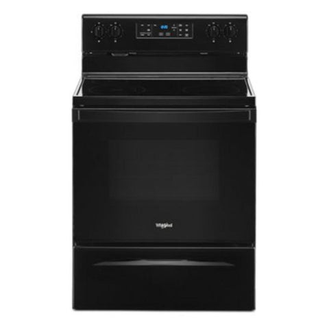 Wholesale-Whirlpoo WFE515S0JBl 5.3 CF electric range with Frozen Bake technology Black-Electric Range-Electro Vision Inc