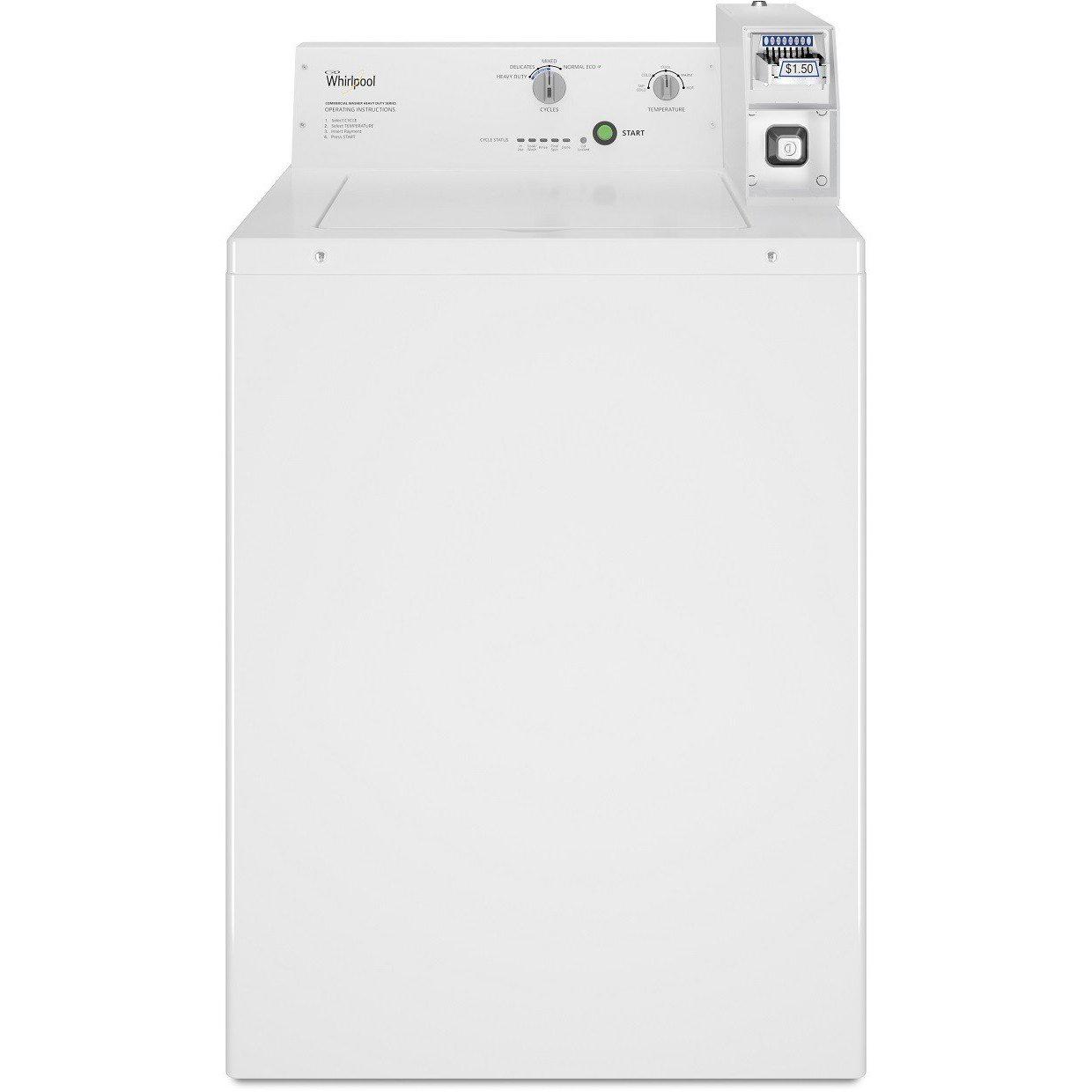 Wholesale-Whirlpool CAE2745FQ 3.2 Cu. Ft. Commercial Top-Load Washer-Washer-Electro Vision Inc
