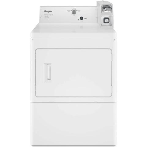 Wholesale-Whirlpool CEM2745FQ Commercial Single Load Electric Dryer 27" - Coin Slide-Dryer-Electro Vision Inc