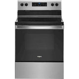 Wholesale-Whirlpool WFE515S0JS 5.3 CF electric range with Frozen Bake technology Stainless Steel-Electric Burner-Electro Vision Inc