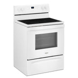 Wholesale-Whirlpool WFE515S0JW 5.3 CF. electric range with Frozen Bake technology - White-Ranges-Electro Vision Inc