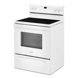 Wholesale-Whirlpool WFE515S0JW 5.3 CF. electric range with Frozen Bake technology - White-Ranges-Electro Vision Inc