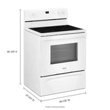 Wholesale-Whirlpool WFE525S0JW 5.3 cf electric range white-Microwave Oven-Electro Vision Inc