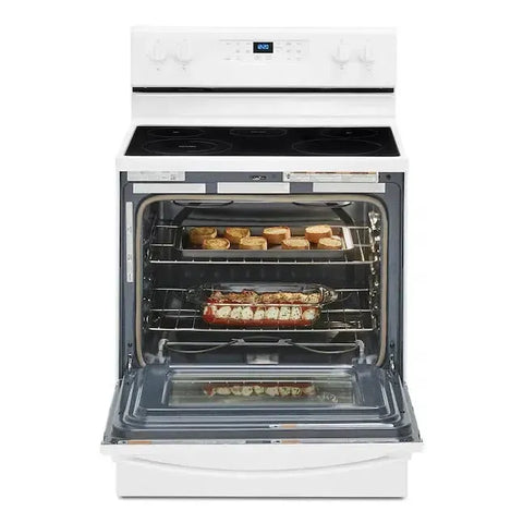 Wholesale-Whirlpool WFE525S0JW 5.3 cf electric range white-Microwave Oven-Electro Vision Inc