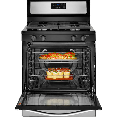 Wholesale-Whirlpool WFG320M0BS Freestanding Gas Range - Stainless steel 5.1 Cu. Ft.-Gas Stove-Electro Vision Inc