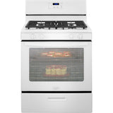 Wholesale-Whirlpool WFG320M0BW 5.1 cf Freestanding Gas Range - white-Gas Range-Electro Vision Inc