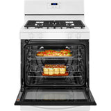 Wholesale-Whirlpool WFG320M0BW 5.1 cf Freestanding Gas Range - white-Gas Range-Electro Vision Inc