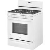 Wholesale-Whirlpool WFG515SOJW Gas Stove White 30"-Electro Vision Inc