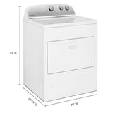 Wholesale-Whirlpool WGD4950HW Top load Gas Dryer 7 CF-Washer Dryer-Electro Vision Inc