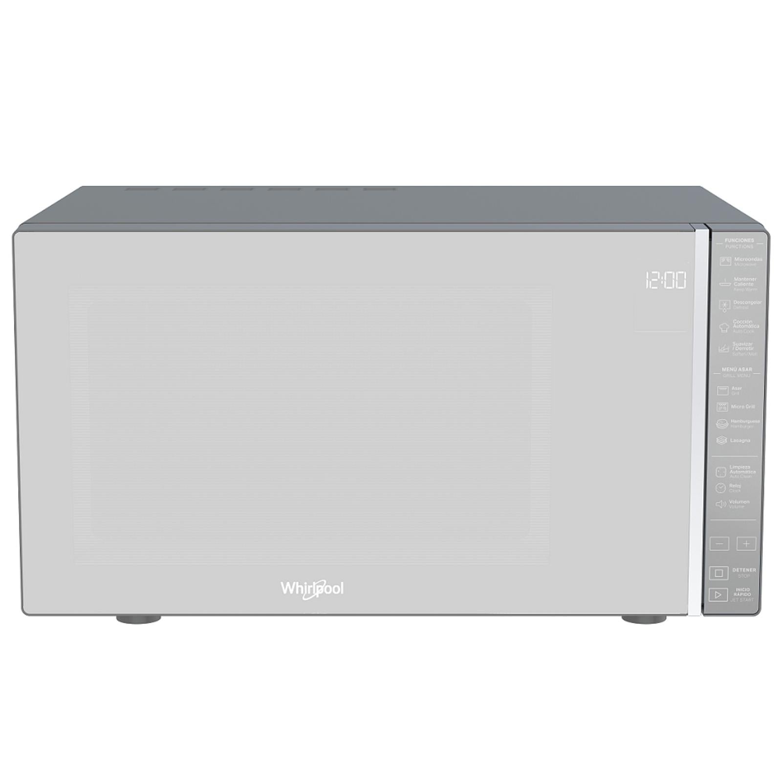 Wholesale-Whirlpool WM2811D Microwave Oven 30 L Silver Mirror Finish-Microwave Oven-Electro Vision Inc