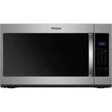 Wholesale-Whirlpool WMH31017HS 1.7 CF Microwave Hood Combination with Electronic Touch Controls-Microwave Oven-Electro Vision Inc