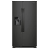 Wholesale-Whirlpool WRS325SDHB Refridgerator 25cf Side by Side Black-Refrigerator Freezer-Electro Vision Inc