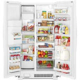 Wholesale-Whirlpool WRS325SDHW Side-by-Side Refrigerator 36"-Refrigerator Freezer-Electro Vision Inc