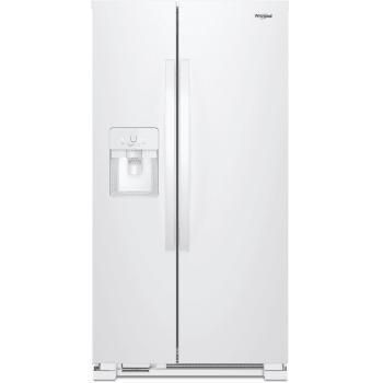 Wholesale-Whirlpool WRS325SDHW Side-by-Side Refrigerator 36"-Refrigerator Freezer-Electro Vision Inc
