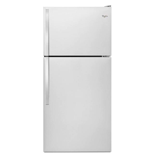 Wholesale-Whirlpool WRT318FMDW Wide Top Freezer Refrigerator 30" - 18 CF-Refrigerators-Electro Vision Inc