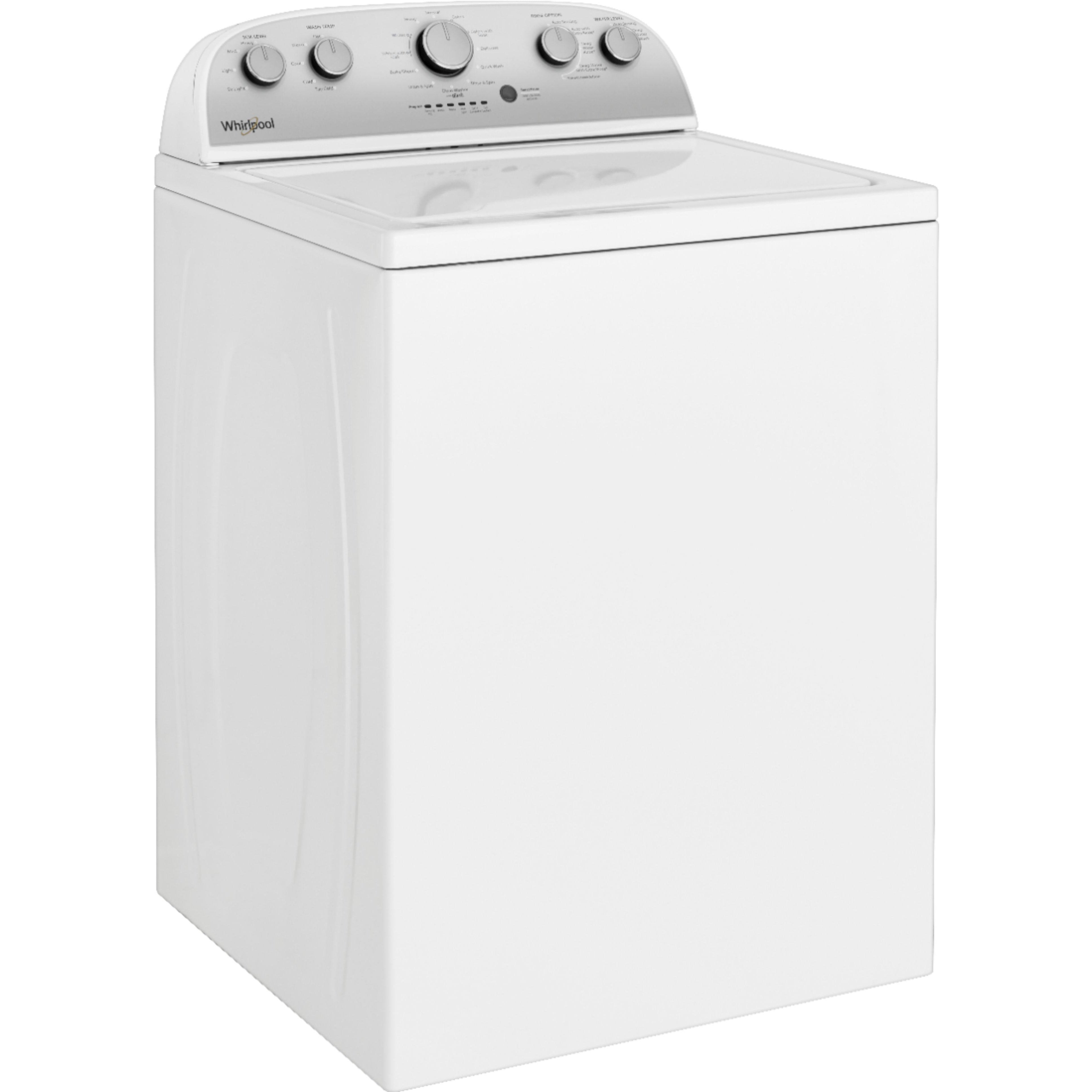 Wholesale-Whirlpool WTW4955HW Washer 3.8 cu ft Top Load Washer White-Washer-Electro Vision Inc