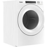 Wholesale-Whirpool WED560LHW Electric Vented Dryer with Intuitive Touch Controls 7.4 CF 240-Volt - White-Dryers-Electro Vision Inc